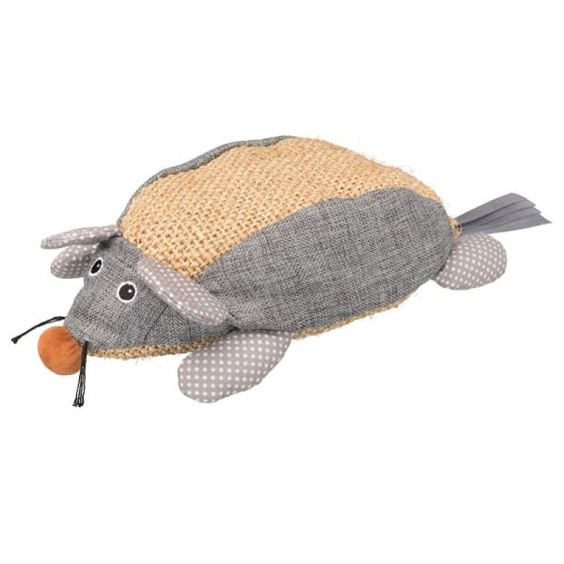 Rotaļlieta kaķiem : Trixie Sisal Mouse XXL, natural/grey, 30cm