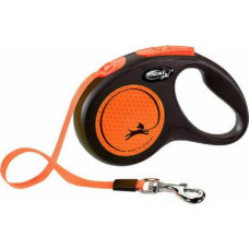 Inerces pavada suņiem: Trixie Flexi New NEON, tape leash, S: 5 m, neon orange, up to 15kg