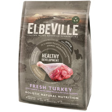 Sausa barība kucēniem - ELBEVILLE Puppy and Junior Mini Fresh Turkey Healthy Development 4 kg