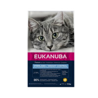 Sausā barība kaķiem - Eukanuba CAT Adult STERILISED / WEIGHT CONTROL Chicken 10KG