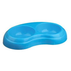 Bļoda dzīvniekiem, plastmasa : Trixie Double Bowl, 0.2l/10cm