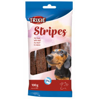 Gardums suniem : Trixie Stripes with beef, 10gab/100g