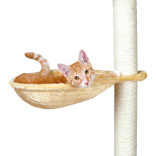 Guļamtīkliņš nagu asināmam : Trixie Nest for scratching post, metal frame, ø 40 cm, beige