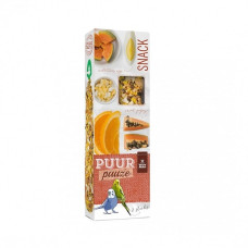 Papildbarība putniem : Witte Molen Puur PAUZE STICKS BUDGIE PAPAYA & ORANGE 60g