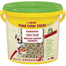 Barība dīķa zivīm : Sera Pond Color Sticks 3800ml