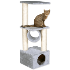 Mājiņa kaķiem : Placek Cat Scratching Tree Tamara 36*36*109cm, grey