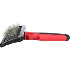 Ķemme dzīvniekiem : Trixie Soft brush, plastic/metal bristles, 9 × 16 cm