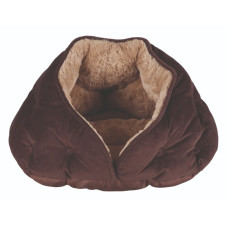 Guļvieta dzīvniekiem : Trixie Malu Cuddly Cave, 47 x 27 x 41 cm, brown/light brown