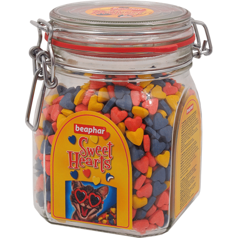 Vitamīnizēta papildbarība : Beaphar Sweet Hearts, 1200 tab., 530 g.