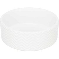 Bļoda dzīvniekiem, keramika : Trixie Bowl, ceramic, 0.4 l/ø 13 cm, white