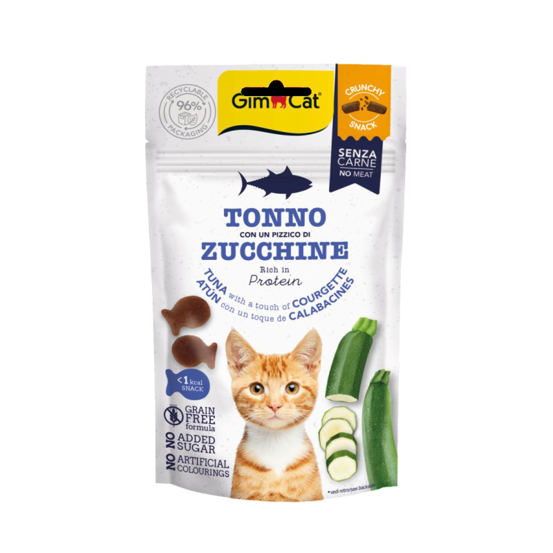 Gardumi kaķiem - Gimborn CRUNCHY SNACK TUNA & COURGETTE 50g