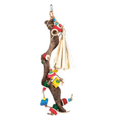 Rotaļlieta putniem : Trixie Wooden toy with wicker balls, 56 cm