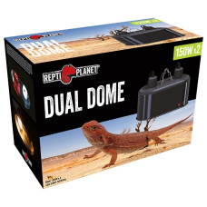 Apgaismojums terārijam : Repti Planet Lamp Dual Dome 2x150W