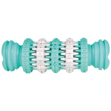 Rotaļlieta suņiem : Trixie Denta Fun bone, mint flavour, natural rubber, 11 cm