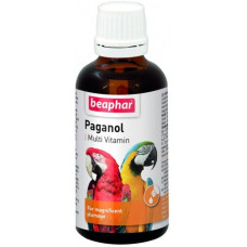 Vitaminizēta papildbarība putniem : Beaphar Paganol, 50ml, spalvu stiprināšanai