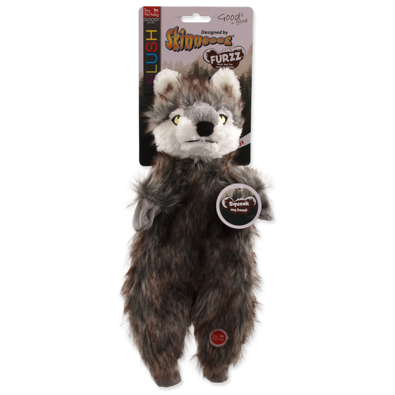 Rotaļlieta dzīvniekiem: Placek Dog Fantasy Skinneeez plush wolf 34 cm