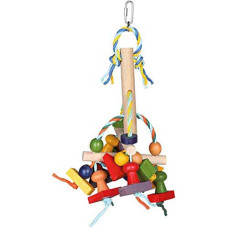 Aksesuāri putnu būriem : Trixie Colourful wooden toy, 31 cm