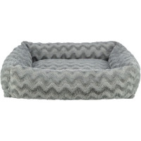 Guļvieta dzīvniekiem : Trixie Vital Loki bed, recycled, square, 50 × 35 cm, grey