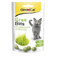 Vitamīnizēta papildbarība : GimCat Gras Bits 15gr