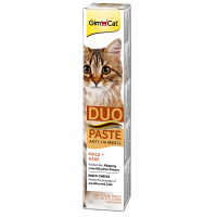 Vitaminizēta pasta kaķiem : GimCat Anti Hairball Duo Paste, Cheese, 50 g