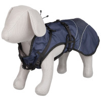 Apģērbs suņiem : Trixie Duo coat with harness, XS: 25cm, blue