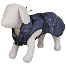 Apģērbs suņiem : Trixie Duo coat with harness, XS: 30cm, blue