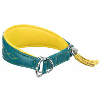 Kakla siksna : Trixie Active Comfort collar for greyhounds, S–M: 33–42 cm/60 mm, petrol.