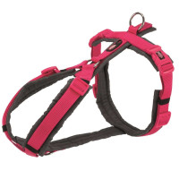 Krūšu siksna : Trixie Premium trekking harness, S: 36–44 cm/15 mm, fuchsia/graphite