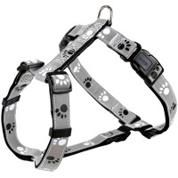 Krūšu siksna : Trixie Silver Reflect H-Harness "S-M", 49-65cm/20mm