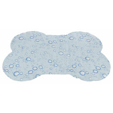 Atsvaidzinošs paklājs dzīvniekiem : Trixie Cooling mat bone shape, L: 85 × 60 cm, light blue