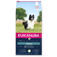 Sausa barība suņiem : Eukanuba Adult Small/Medium Breed Lamb/Rice, 14 kg