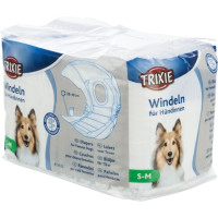 Autiņbiksītes suņiem - Trixie Diapers for dogs, 12pcs, S-M, 28-40cm