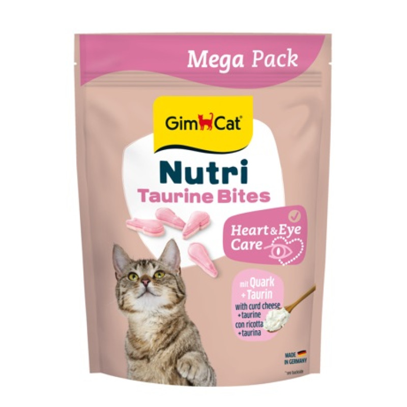 Gardumi kaķiem - GimCat NUTRI TAURINE BITES QUARK 425gr