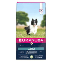 Sausa barība suņiem : Eukanuba Adult Small/Medium Breed Lamb/Rice 18kg