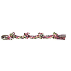 Rotaļlieta suņiem : Trixie Denta Fun Playing Rope, 54cm, cotton mix