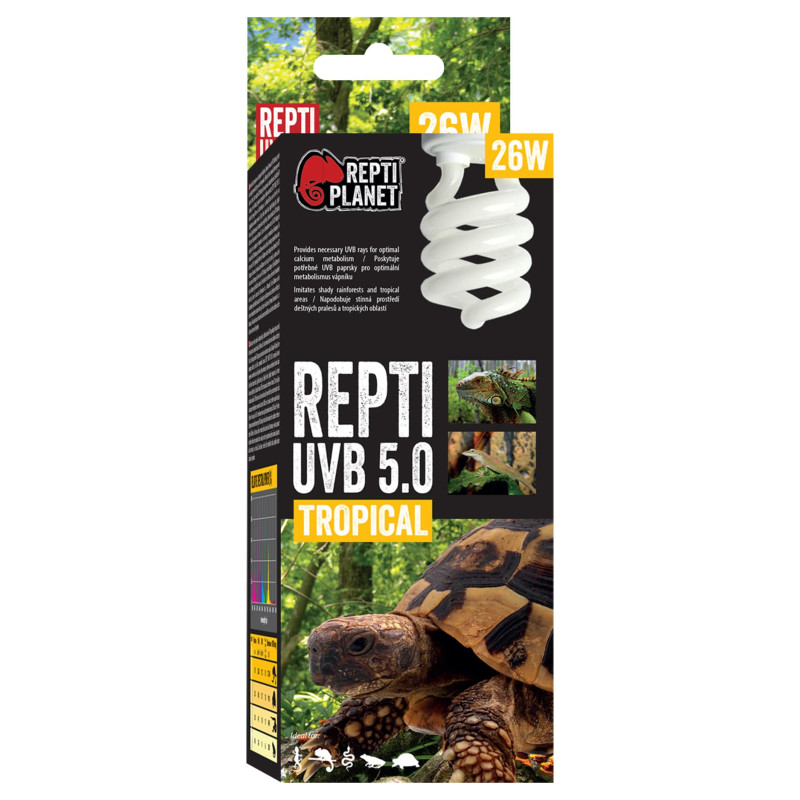 Spuldze terārija lampai : Repti Planet Bulb UVB 5.0 26W