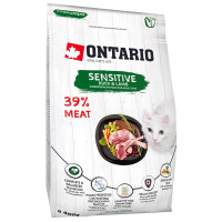 Sausā barība kaķiem - Ontario Cat Sensitive Derma, 400 gr