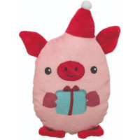 Ziemassvētku rotaļlieta - Trixie Xmas pig, plush, 19 cm